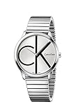 Calvin Klein Herren-Armbanduhr Analog Quarz One Size, silberfarben, silber
