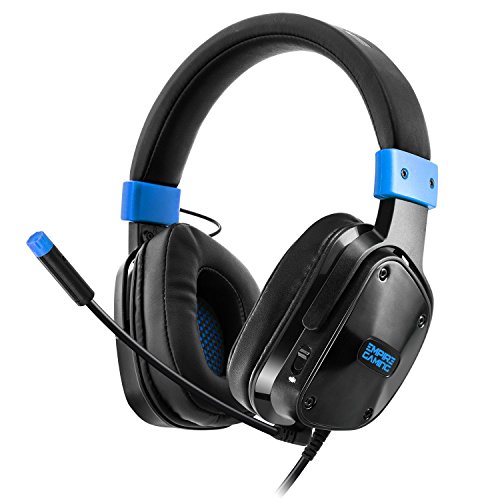 Preisvergleich Produktbild Empire Gaming H800 - Gamer Kopfhörer mit Stereo-Sound fürzahlreichePlattformen, hochauflösend,MikrofonundbequemeKopf... 3,5 mm Ausgangsstecker, kompatibelmit PC / MAC PS4 / XBOX ONE*NITENDO SWITCH