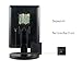 Wawoo 16 LED Battery Operated Touch Screen Sensor LED Mirror, 180 Degree Free Rotation Tabletop LED Lighted Makeup Mirror, Cosmetic Vanity Makeup Mirror