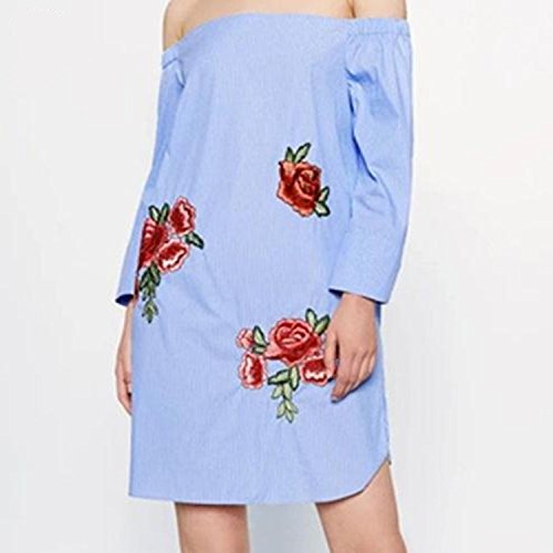 2 Stk Stickerei Rose Blume Stickerei Spitze Nähen Bügeln auf Patches Tasche Hut Jeans Kleid Applique Fertigkeit - 6