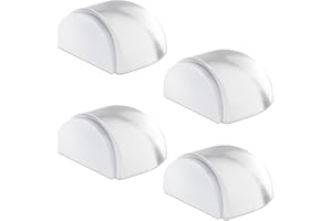 AEIOPRS 4 szt. Przezroczysty odbojnik do drzwi podłogowych samoprzylepny ochraniacz na ściany podłogi i meble do domu i biura