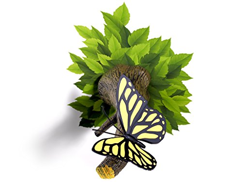 3D Light FX - Luz con forma de mariposa (plástico), color amarillo y marrón