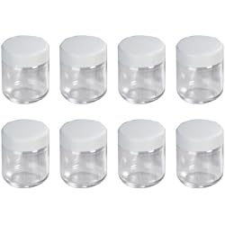 Severin - 3517 - Accessoires Jeu de 8 Pots en Verre avec couvercle - 212 ml - pour Yaourtière 3516, 3519 et 3523