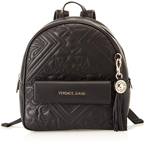 Preisvergleich Produktbild Versace Jeans Damen Ee1vsbbz7 Rucksack, Schwarz (Nero), 13x20x31 Centimeters