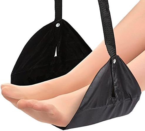 Foot Rest, WeTong Portable Carry-on Adjustable Height Feet Rest Hammock for Travel Accessories Plane Desk Office