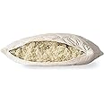 WOOLROOM Deluxe Washable (EU) Standard Size Customisable Wool Pillow - Traceable 100% British Wool for Better Natural Sleep - Allergy-Friendly Thermoregulating Comfort - Feather and Down Alternative