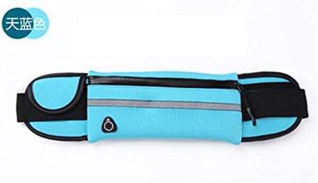yaodai Sports Waist Bag Hot Sale Running Bag Outdoor Belt Bag Waterproof Jogging Personal Mobile Phone Pocket,blue,6 inch