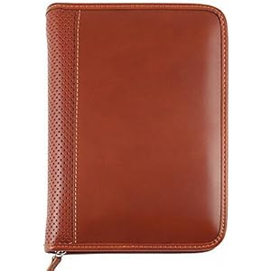 ELEGANT Echtes Leder Tagebuch - cm 15x21 / 17x24 - täglich oder wöchentlich - hellbraun-Handmade in Italy