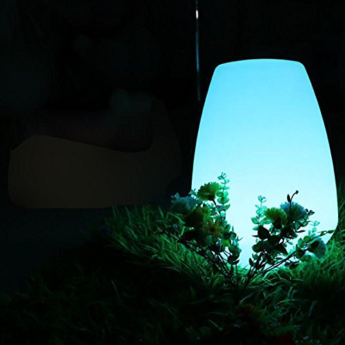 SHIQUNC Floor lamp Creative Charge waterproof Remote control 7 color Wear resistant wear Lighting decoration Applicable to a variety of places