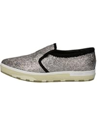 JIMMY CHOO - Mocasines para mujer plateado plateado