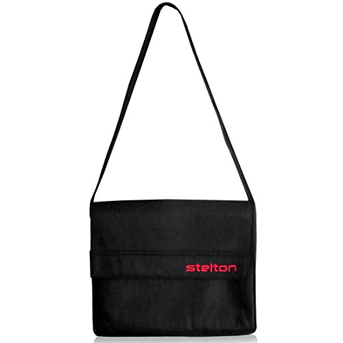 Preisvergleich Produktbild Stelton Umhängetasche black, Logo, Laptoptaschen, flapbag
