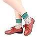 Ladies seam free maternity socks non elastic top soft cuff gentle grip without / no toe seams for extra wide shoes & swelling feet ankles pregnancy (4 pairs)