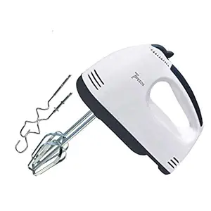 Dynore Hand Mixer Whisker 260Watt Super Electric 7 Speed Hand Held Cake/Egg Easy Mix With 4 Stainless Steel Attachments