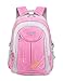 Produktbild Juchen Rucksack Wasserdicht Backpack Kinder Printing Ranzen Junge Farbabstimmung Schulrucksäcke Marine Kinder Rucksack Leichtgewicht (Pink)