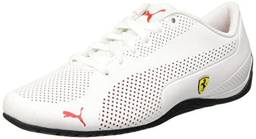 PUMA Basket Ferrari Drift Cat 5 Ultra Puma White-Rosso Corsa-Black 7