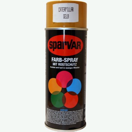 Caterpillar Gelb Maschinen Farbton, Sprühlack, Lackspray, 400 ml, Caterpillar Gelb glänzend (Preis je 100 ml: 1,72 EUR) - 2