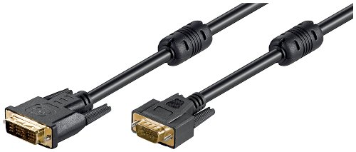 Wentronic DVI-I/VGA Kabel (DVI-I (12+5) Stecker auf 15 polig HD-Stecker) 2 m