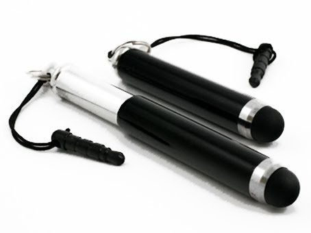 TECHGEAR 4 Stück Stylus für Apple iPads und Tablets mit kapazitiven Displays/ausziehbar Style/Rosa Blau Schwarz Rot - 2