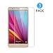 Produktbild Huawei Honor 5X Panzerglas Schutzfolie, [3 Stück] WEOFUN Displayschutzglas Panzerfolie für Huawei Honor 5X Schutzglas Folie [0.33mm, 99% Ultra-klar, Anti-Kratzen, Anti Fingerprint, 9H Härte, 2.5D abgerundete Kanten]