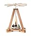 Produktbild DREGENO Seiffen Pyramide Dorf, Holz, Natur, 16 x 9 x 24 cm,