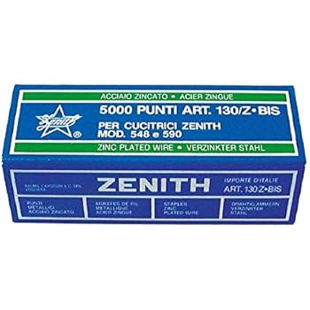 Punti Metallici Zenith Passo 6/4 - Scatola Da 5000 Per Cucitrici