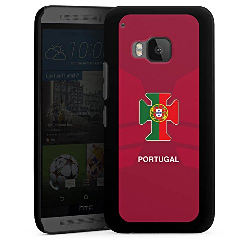 HTC One M9 Hülle Case Handyhülle Portugal Em Trikot Fussball Football