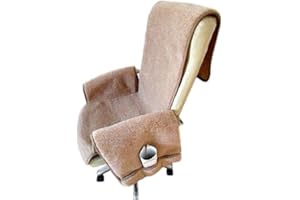 ‎ALPENWOLLE Alpenwolle Sesselschoner Alpaca Anti-Rutsch Stoff mit Taschen Sesselauflage Überwurf Made in Germany