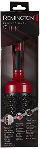 Remington Haarbürste B96REU Silk – antistatische Nylon und Wildschweinborsten, metallic-rot, 1er Pack (1 x 1 Stück) - 3