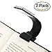 Produktbild Leselampe -4 einstellbare Helligkeit zu entwerfen - Lampe mit Klammer kleine Buchlampe Leselicht flexibel Buch Lesen- Led Leselampe für Kindle- Akku der Leuchte wiederaufladbar über USB, 2 Pack