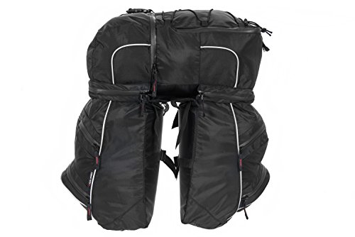 Preisvergleich Produktbild RALEIGH Unisex Triple, Paar schwarz, 68 Liter