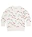 Sense Organics Baby Girls' All Over Print Sweatshirt White Weiß (RFD + Flamigo AOP 887002) 6-9 Months