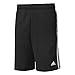 Produktbild adidas Herren Essentials 3 Streifen Fleece Shorts, Black/White, M