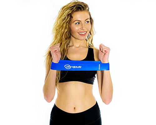 Fitnessband Set **Hero**, 5x Widerstandsbänder, Loop Gummi-Gymnastikbänder Set, Resistance Band, Übungsband Ideal Für Crossfit, Pilates, Fitness, Muskelaufbau und Therapie, mit Tasche + gratis Guide - 4