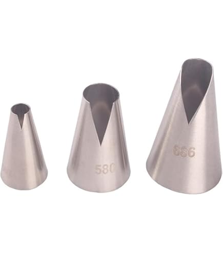 2 stuks spuitmonden, vultuit bakken roestvrij staal, cake spuitmonden, crème spuitzak, spuitmond, pofs voor dons, cupcake-puffs, vulling, room en jam