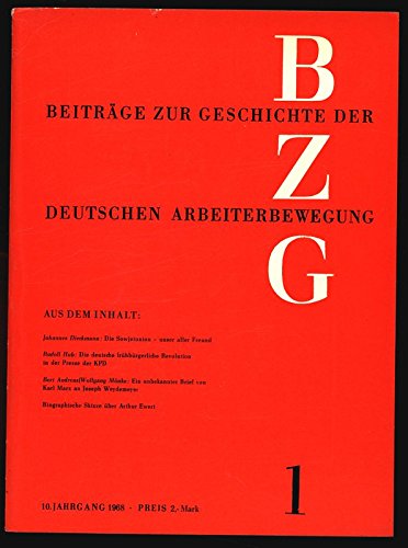 Ein unbekannter Brief von Karl Marx an Joseph Weydemeyer, in: BEITRÄGE ZUR GESCHICHTE DER ARBEITERBEWEGUNG, 1/1968.