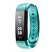 Produktbild Smart Band ID115 / Sport - Fitness Armband mit Pulsmesser / Activity watch Tracker / Uhr / Wasserdicht IP67 - GRÜN / TÜRKIS