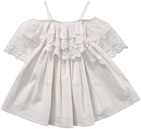 Toddler Kids Baby Girls Lace Dress Princess Party Pageant Holiday Dresses (90 (2-3Y))