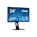 Produktbild iiyama ProLite B2482HD-B1 61cm (24 Zoll) LED-Monitor Full-HD (VGA, DVI, Höhenverstellung, Pivot) schwarz