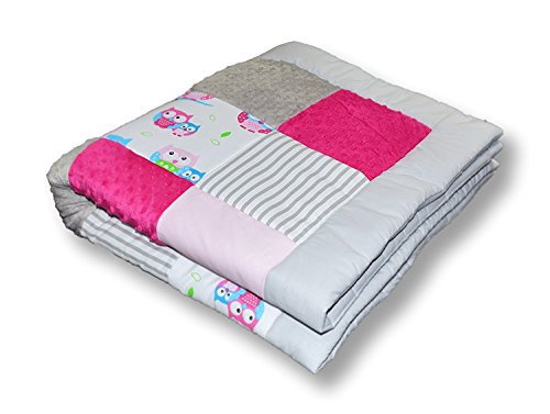 Krabbeldecke Patchworkdecke Spieldecke Decke (M011) - 2