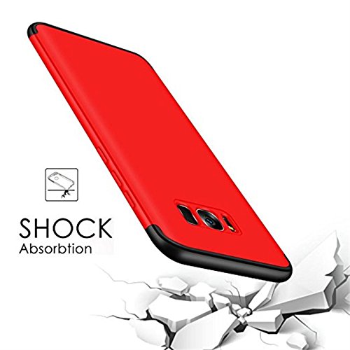 Qissy Carcasa Samsung Galaxy S8 Plus 3 in 1 Todo Incluido Anti-Scratch Ultra Slim Protective 360 PC Case Cover para Samsung Galaxy S8 S8 Samsung Galaxy S8 Plus Rojo reviews Qissy Carcasa Samsung Galaxy S8 Plus 3 in 1 Todo Incluido Anti-Scratch Ultra Slim Protective 360 PC Case Cover para Samsung Galaxy S8 S8 Samsung Galaxy S8 Plus Rojo
