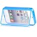 Produktbild iCues AG07 TPU Touch Hülle mit Displayschutzfolie für Apple iPhone 4 / 4S blau