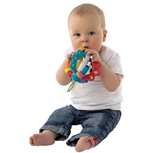 Playgro 40122 – Baby Rasselball Explor-a-ball, bunt - 4