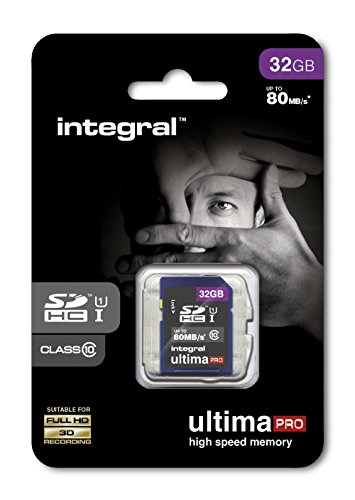 Integral SDHC 32GB Class 10 UltimaPro UHS-1 class 1 Speicherkarte bis zu 80 MB/s Transfergeschwindigkeit - 2