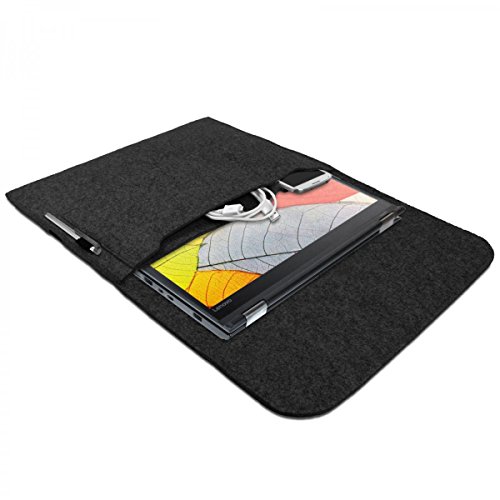 eFabrik Filz Sleeve f  r Lenovo Thinkpad Yoga 370 Schutzh  lle 13 3 Zoll Ultrabook Notebook Tasche Case Soft Cover Schutztasche  Farbe Dunkelgrau
