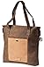 Produktbild Woodland® Leder-Shopper/Umhängetasche aus naturbelassenem Büffelleder in Dunkelbraun/Taupe