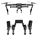 Produktbild Ich. valux Mavic Pro Upgraded Landing Skid erhöhte stoßdämpfendem anti-damping Landing Gear Stabilisatoren Bein Verlängerungskabel-Kit mit Feder für DJI Mavic Pro Höhe Riser Extender Set mit Unterstützung, schwarz