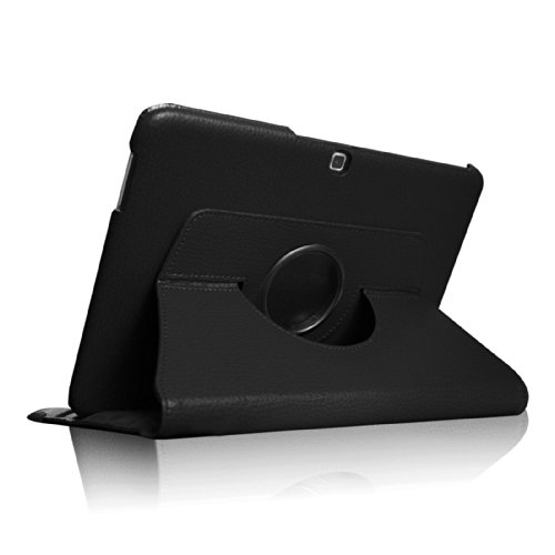 Fintie Samsung Galaxy Tab 4 10.1 Hülle – 360° Drehbarer Stand Smart Cover Case Schutzhülle Tasche Etui mit Ständerfunktion Auto Schlaf / Wach Funktion für Galaxy Tab 4 10.1 SM-T530 SM-T535 Tablet, Schwarz - 8