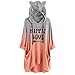Produktbild Toasye Hippie Soul Frauen Langarm lose mit Kapuze Brief drucken Hoodie Basic Hoodie Sweatshirt Damen Oversized Hoodies Pulli