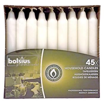 Price's Candles - Candele Da Cena Affusolate, Non Confezionate, Confezione Da 50 Pezzi, Colore Bianco, Durata Fino A 7 Ore - 6