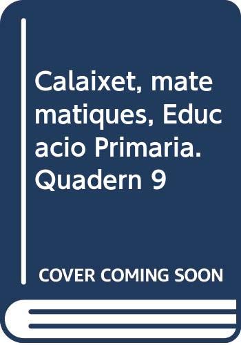 Calaixet de matemàtiques Quadern 9 (Bromeratxt)